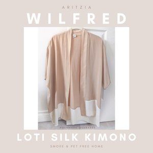 Aritzia Wilfred Loti 100% Silk Kimono